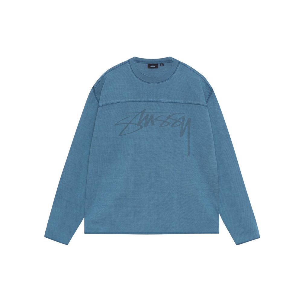 Football Crew Pigment Dyed (blue)
