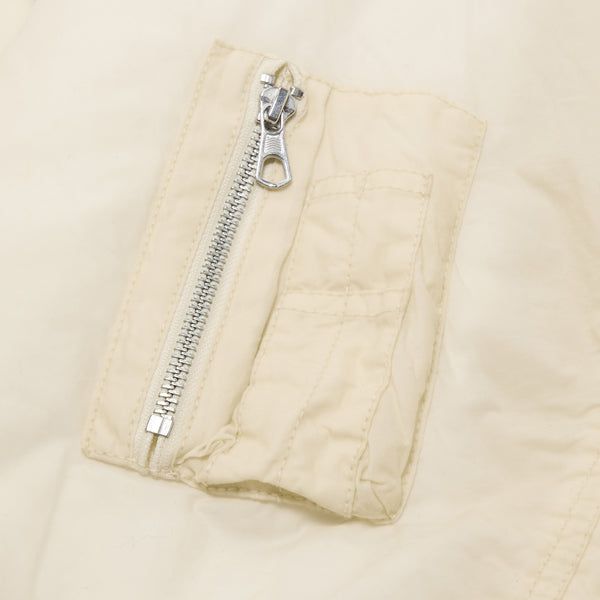 Quilted Bomber Waxed (Cream)