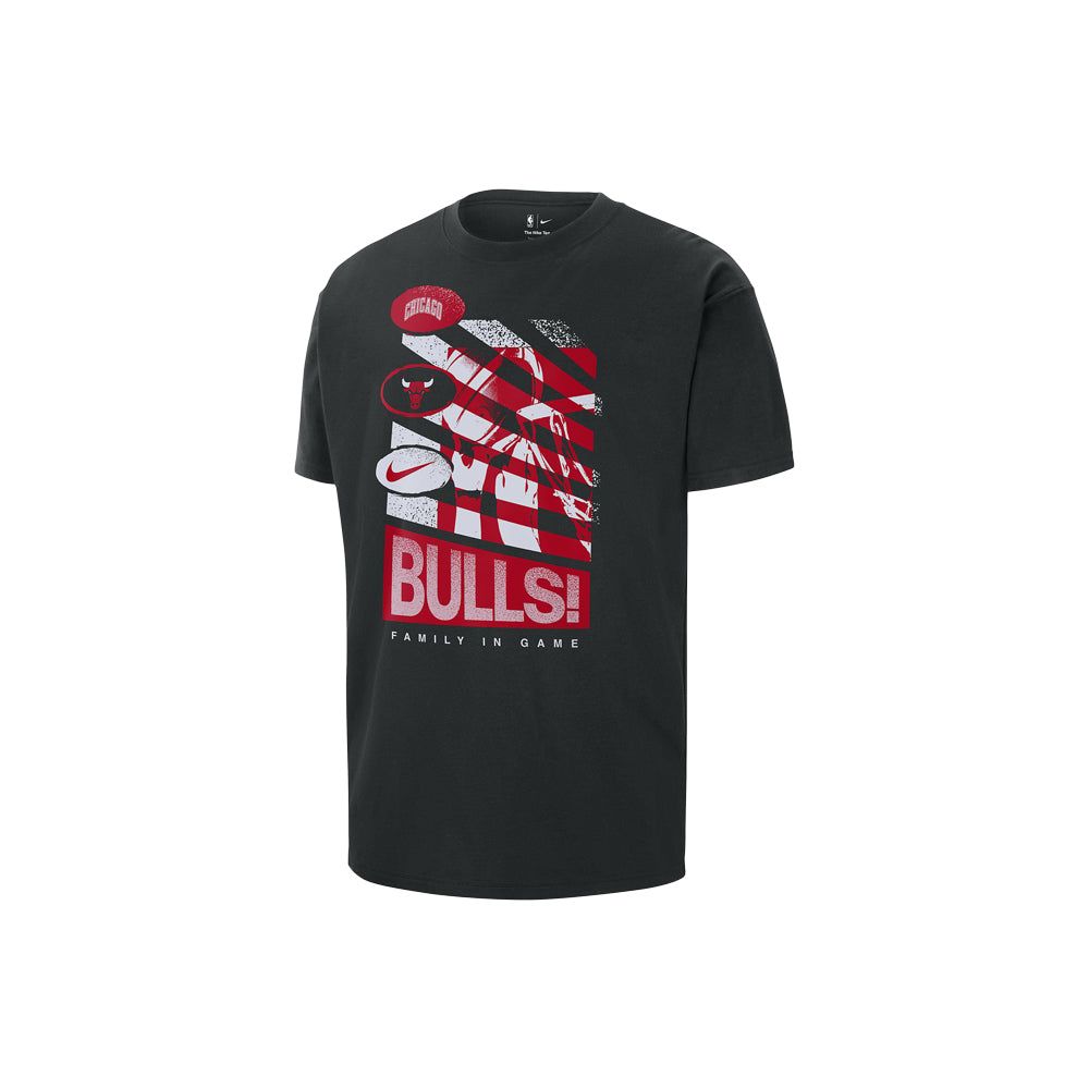Chicago Bulls Courtside Vintage SS Tee (Black)