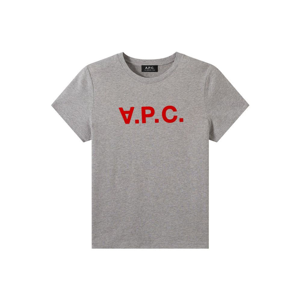T-Shirt VPC Color H (Gris Clair Chine/Rouge)