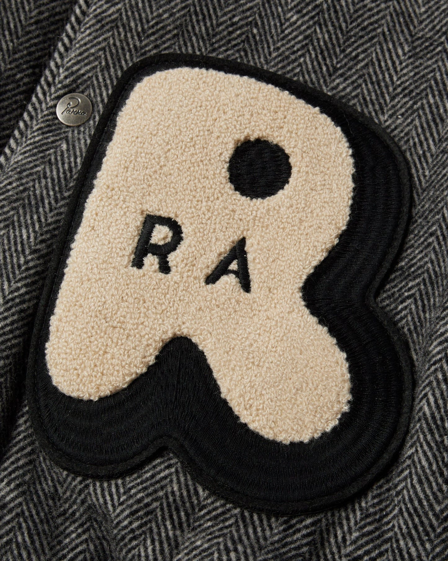 Rounded Par Varsity Jacket (Dark Grey)