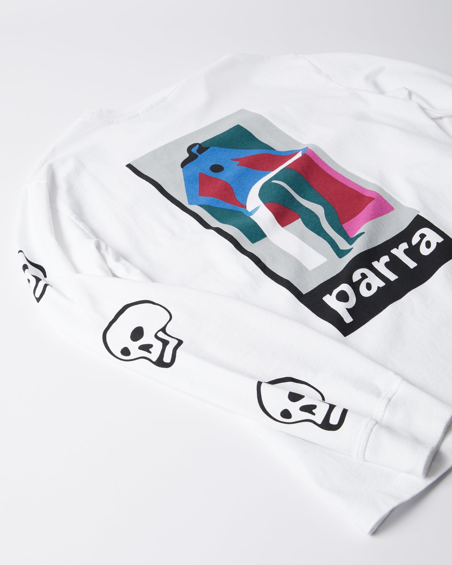 Lowering The Bar Long Sleeve T-Shirt (White)