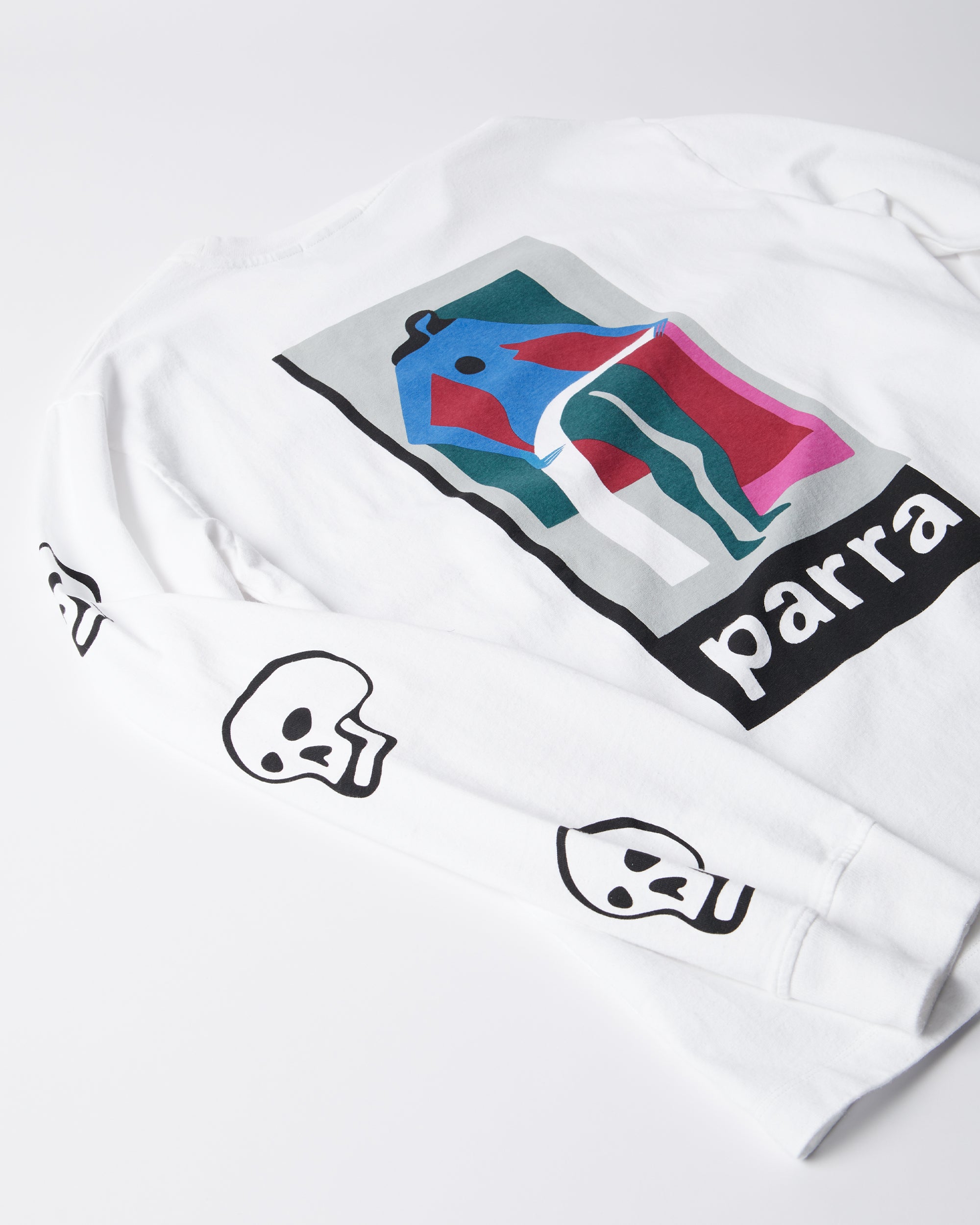 Lowering The Bar Long Sleeve T-Shirt (White)
