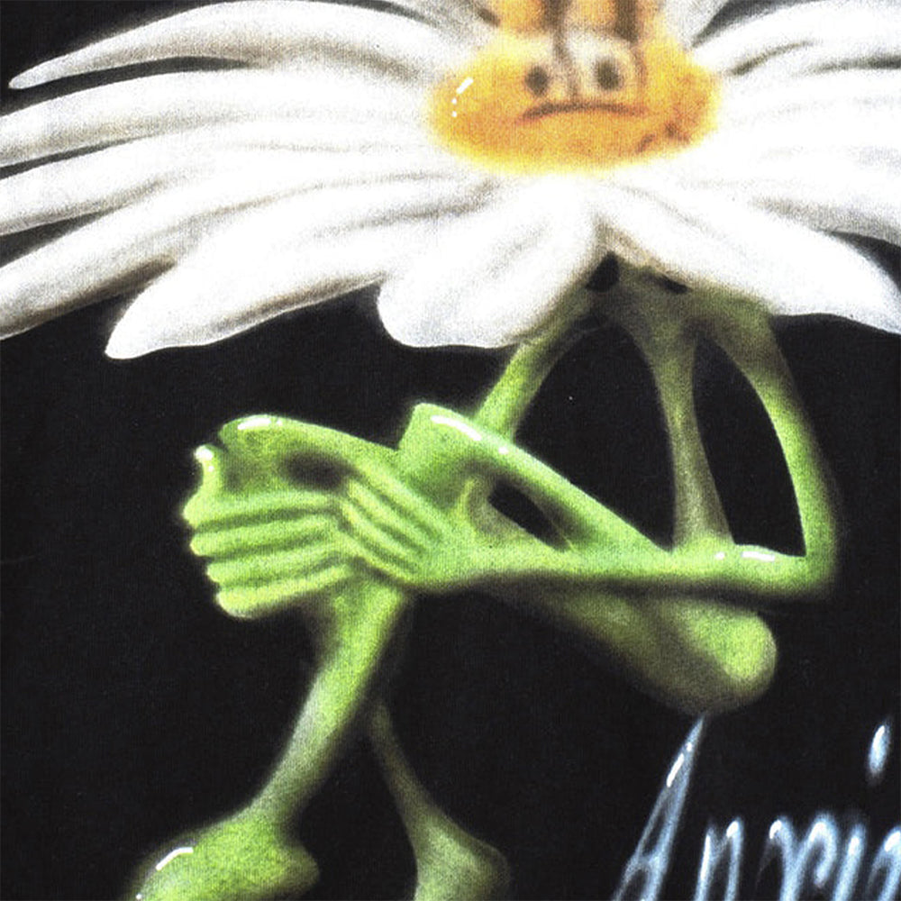 Anxiety Flower Tee - Black