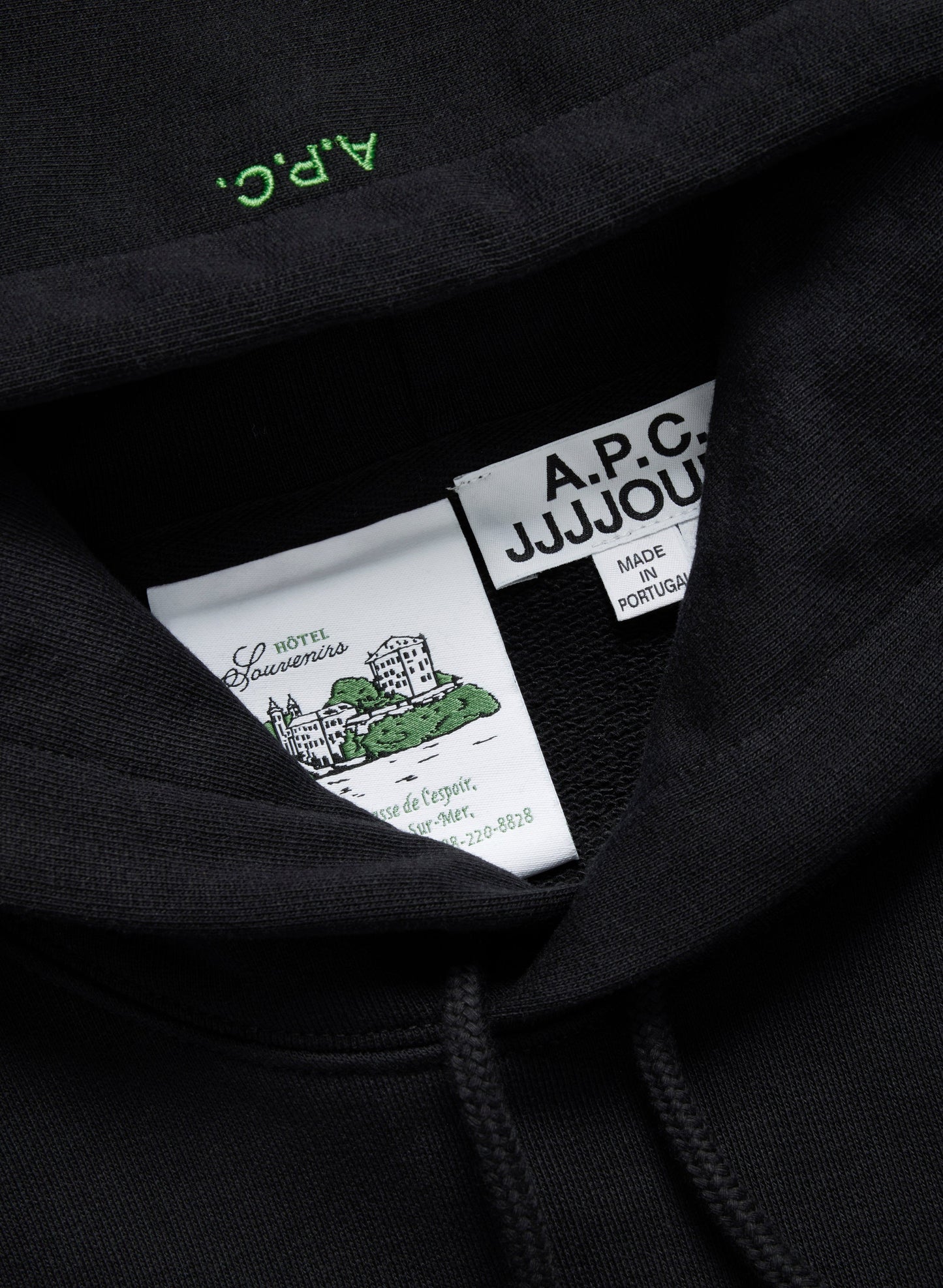 JJJJound x A.P.C. Hoodie Hotel (Black)