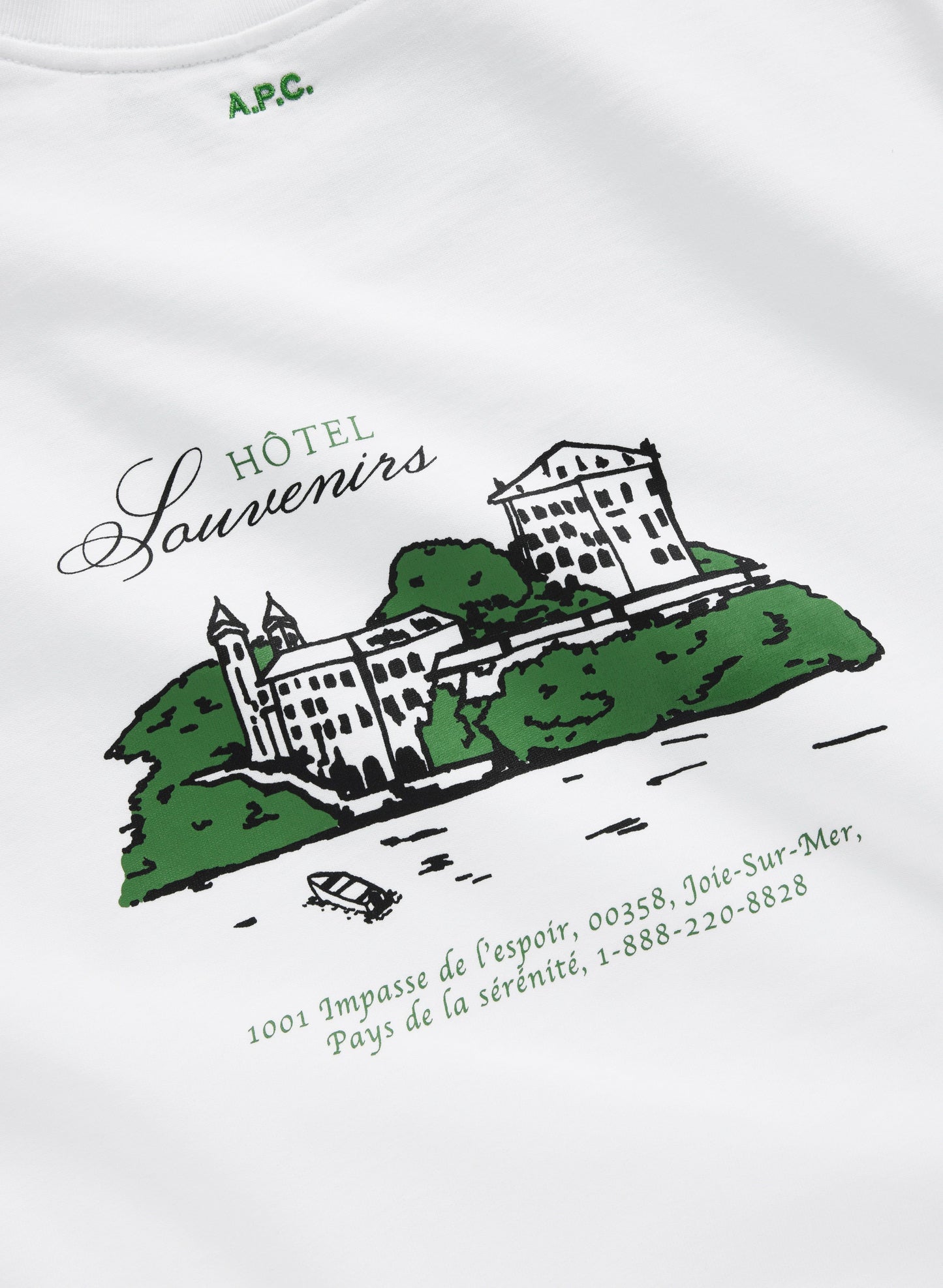 JJJJound x A.P.C. T-Shirt Hotel (White)