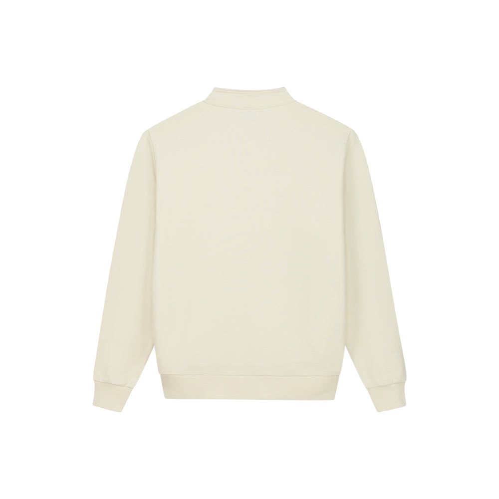 Crochet Flowers Track Jacket (Cream)