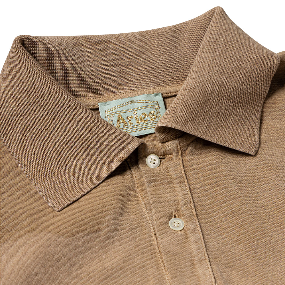 Aged Angel Camo SS Polo Shirt - Desert