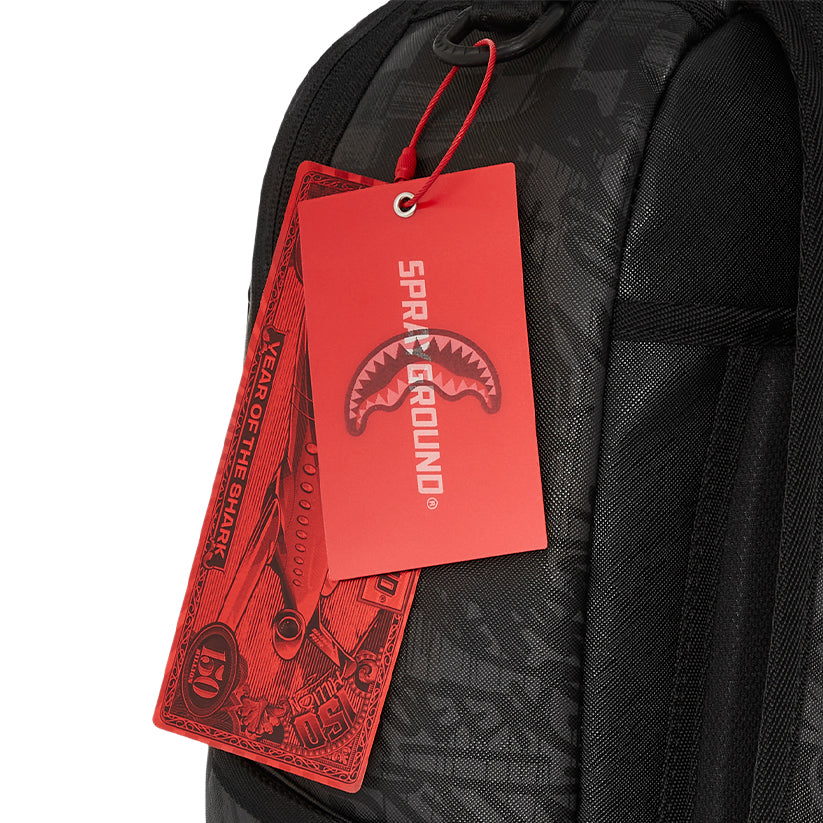 Torn Graff Check Dlxsv Backpack - Black