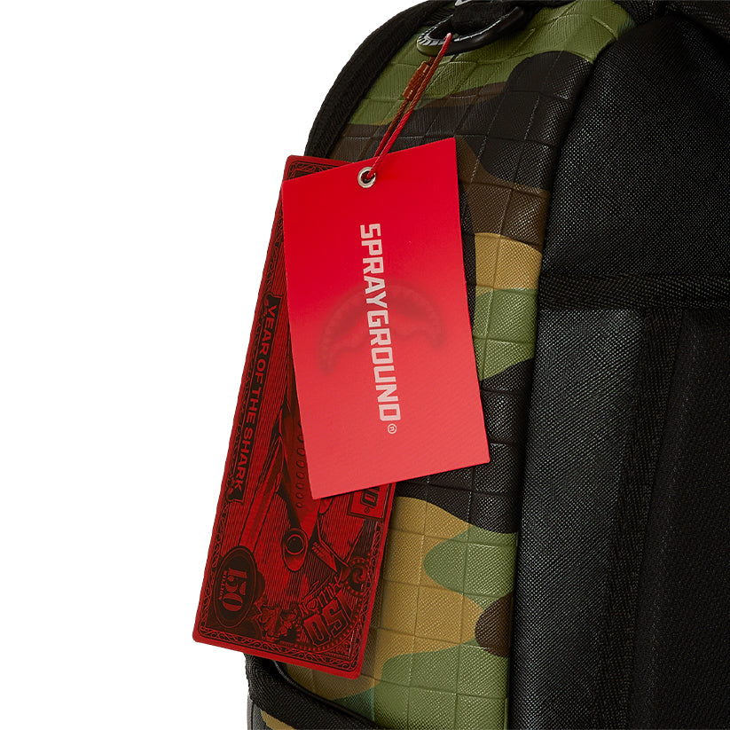 Woodland Camo Check Backpack - Camo