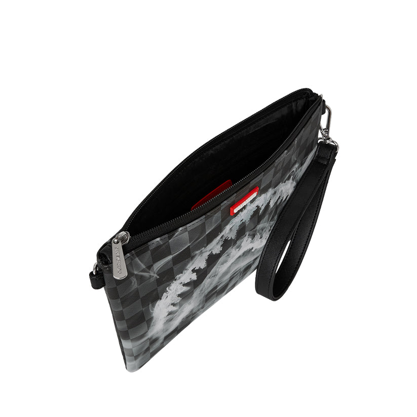 Sip N’ Smoke Crossover Clutch - Black/White