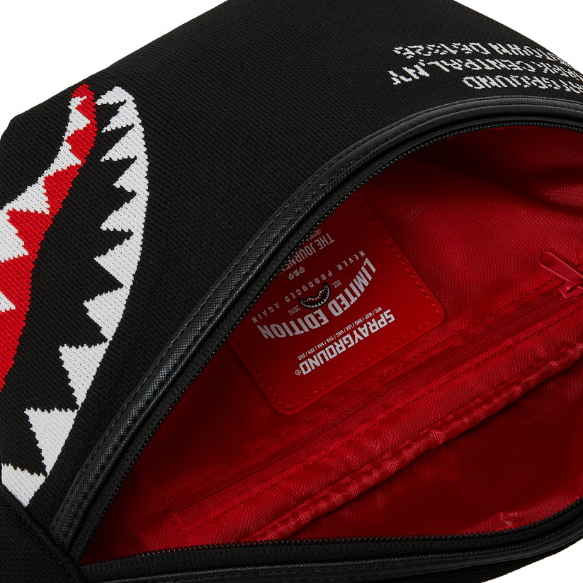 Shark Central Knit Savvy Crossbody - Black