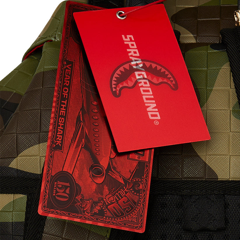 Woodland Camo Check Hills Backpack - Camo