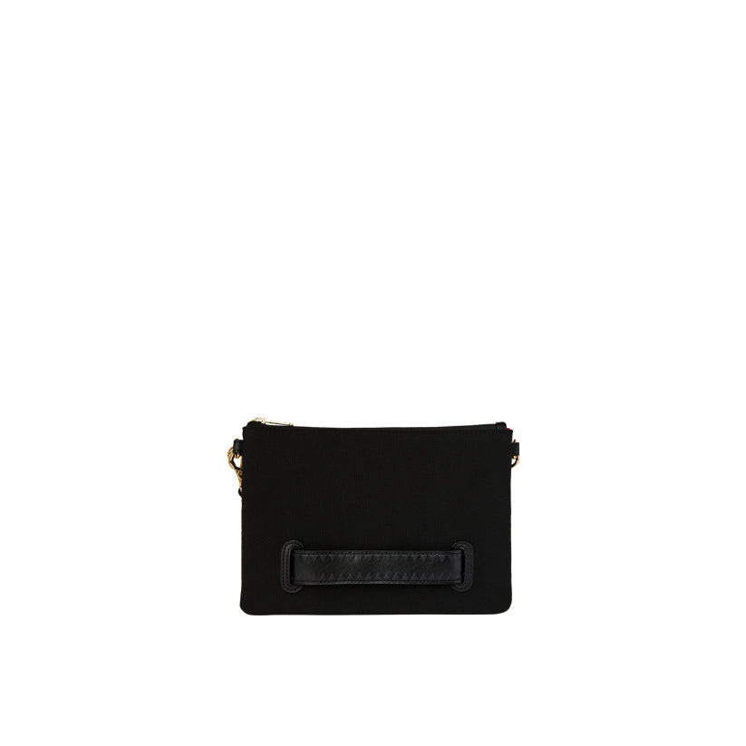 Shark Central Knit Crossover Clutch - Black