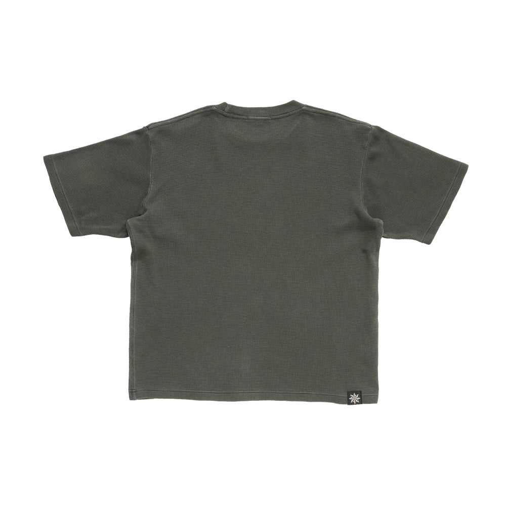 Waffle Dream Tee - Charcoal