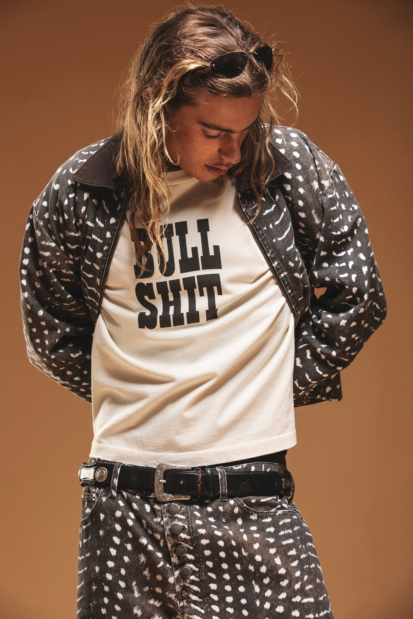Bull Shit Tee - Cream