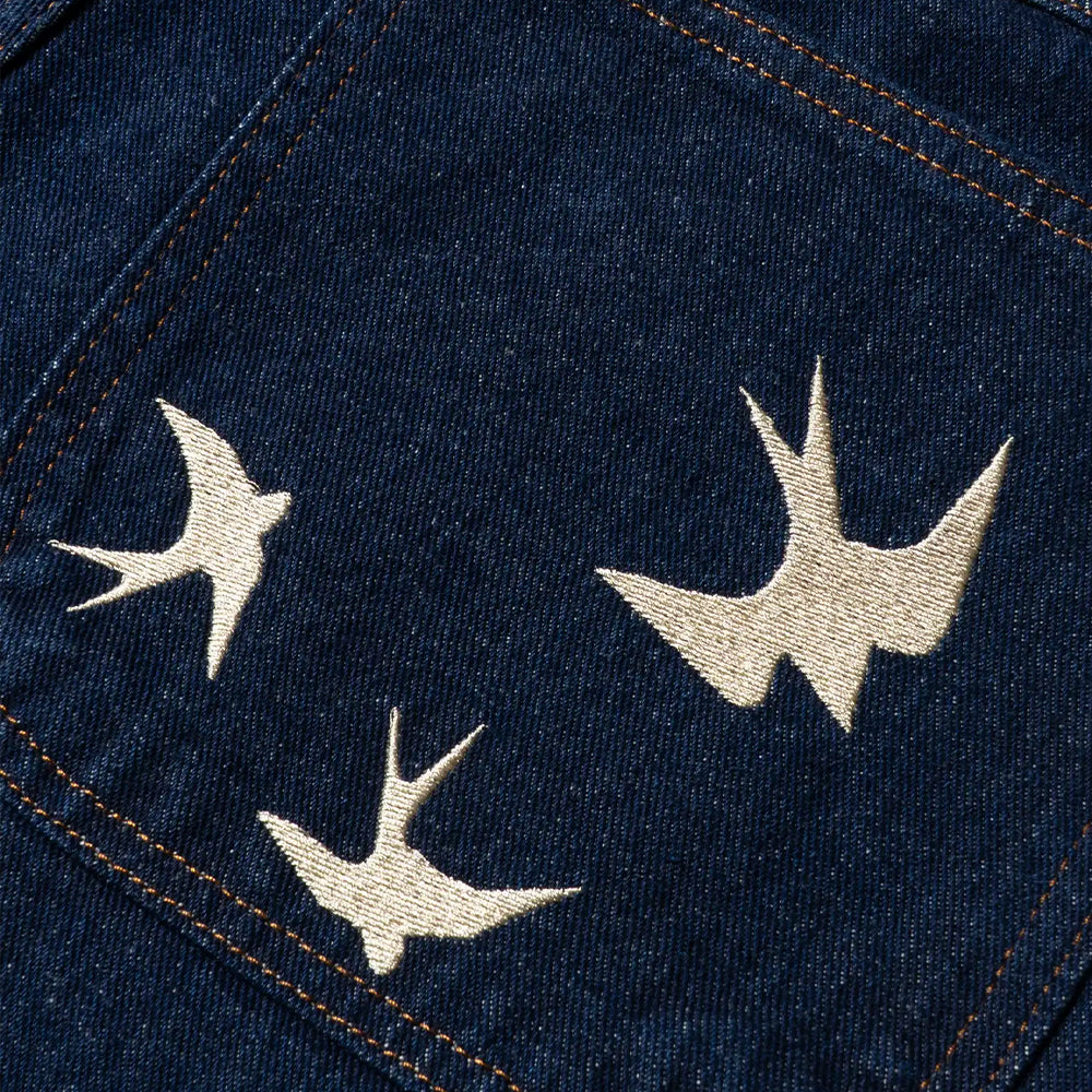 Bonga Lisa Denim Pants - Blue Raw Denim