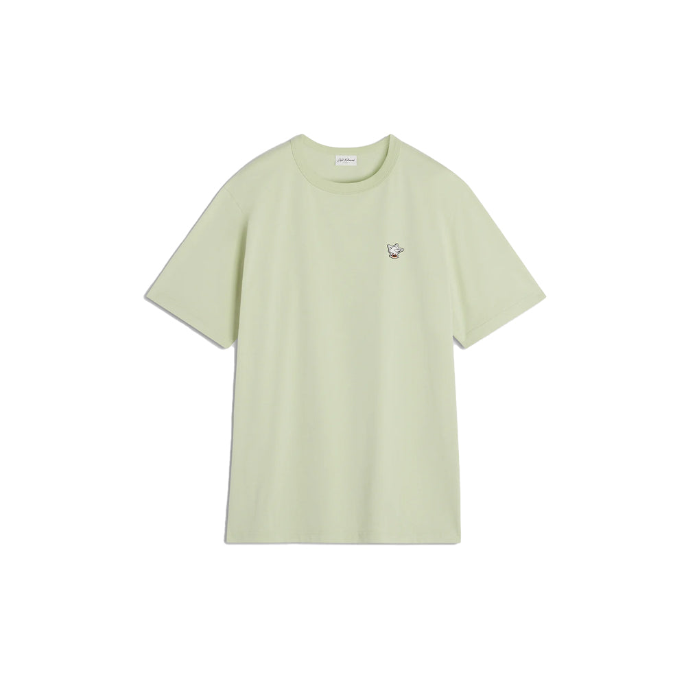 Barista Fox Patch Relax Tee Shirt (Basil)