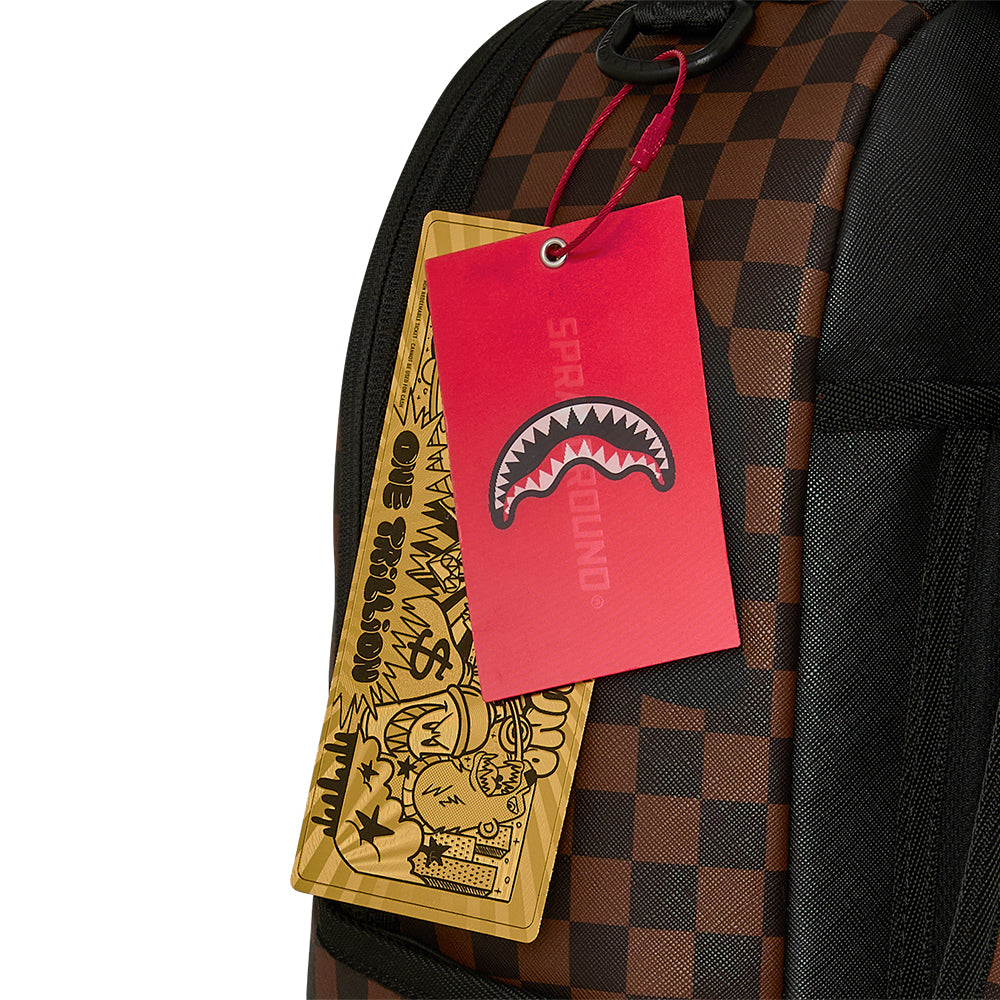Claw Tear Check Dlxsv Backpack - Brown
