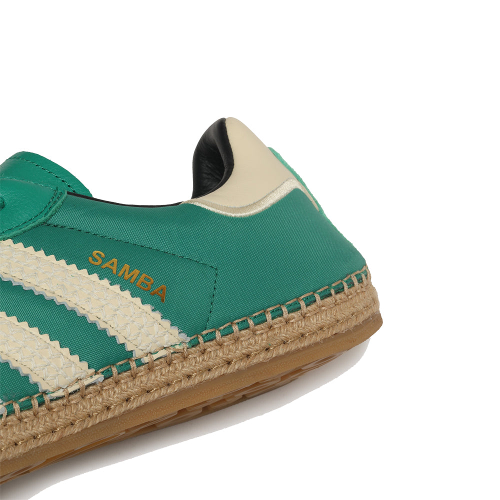 CLOT x adidas Samba Espadril - Court Green/Warm Vanilla/Core Black