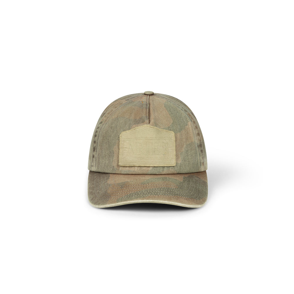 Camo Temple Cap - Olive