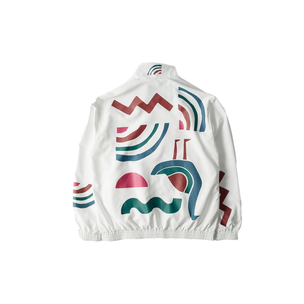 Tennis Maybe? Track Jacket (White)