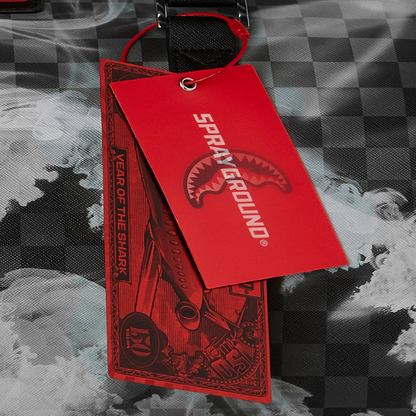 Sip N’ Smoke Duffle - Black/White