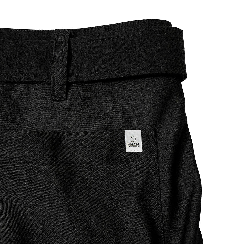 Dress Fake Bontage Pant - Black