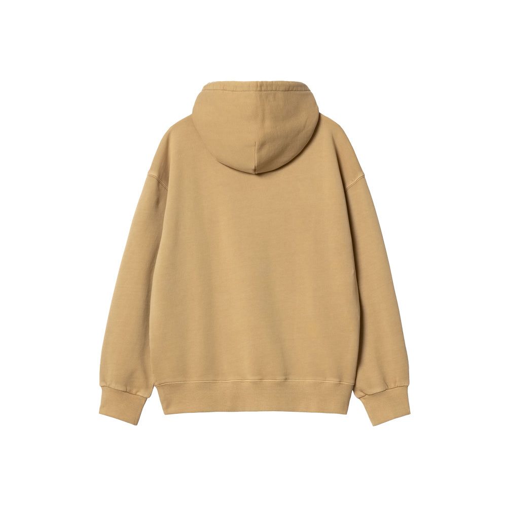 Hooded Nelson Sweat (bourbon garment dyed)