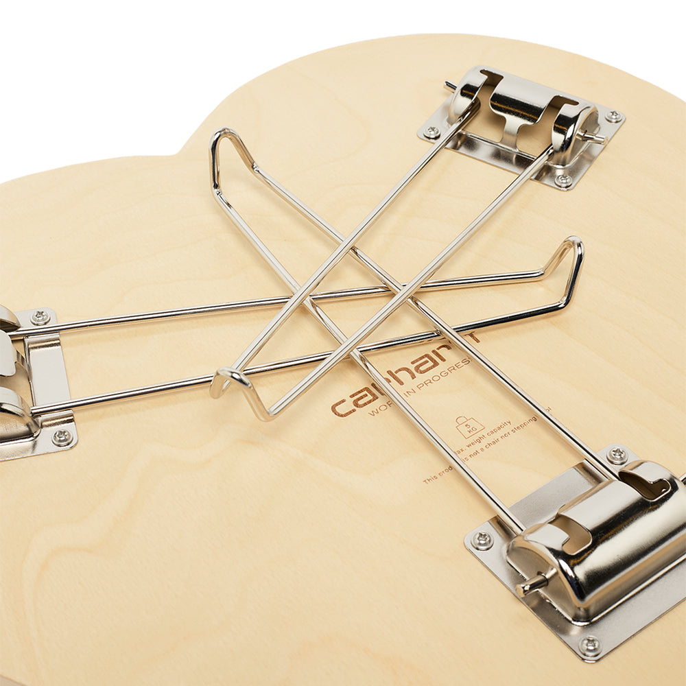 Heart Folding Table - Black/White