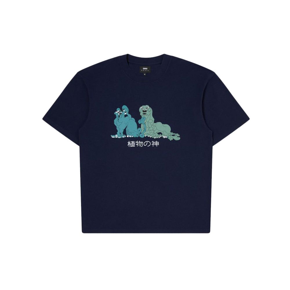 Esprit De La Vegetation TS (بلوزة بلون أزرق بحري مغسول)