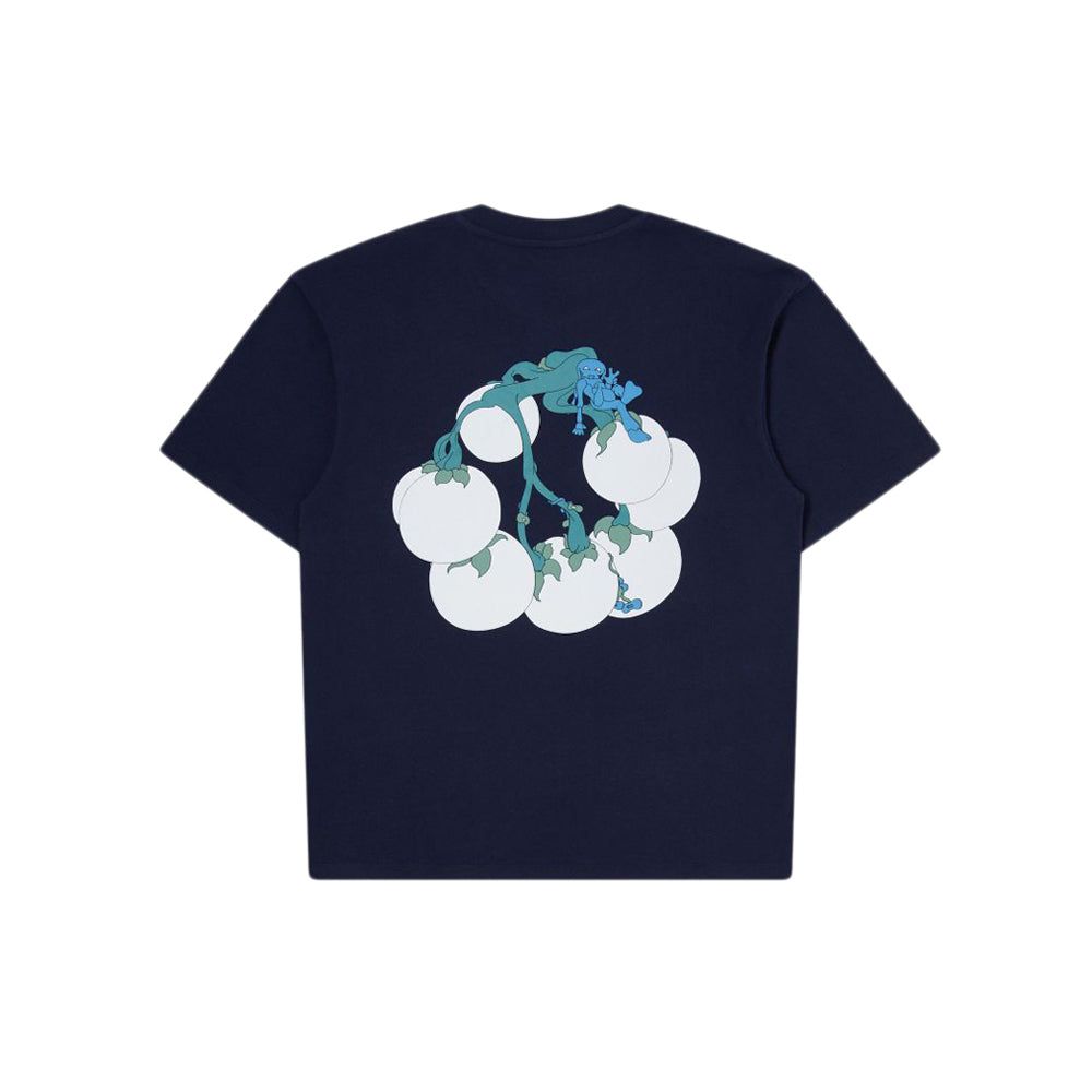 Esprit De La Vegetation TS (بلوزة بلون أزرق بحري مغسول)