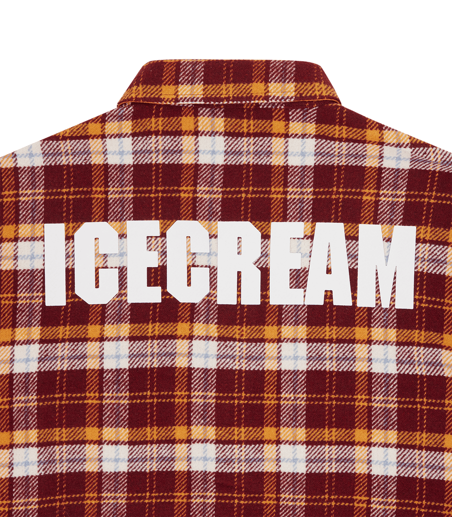 Flannel Overshirt (Red)