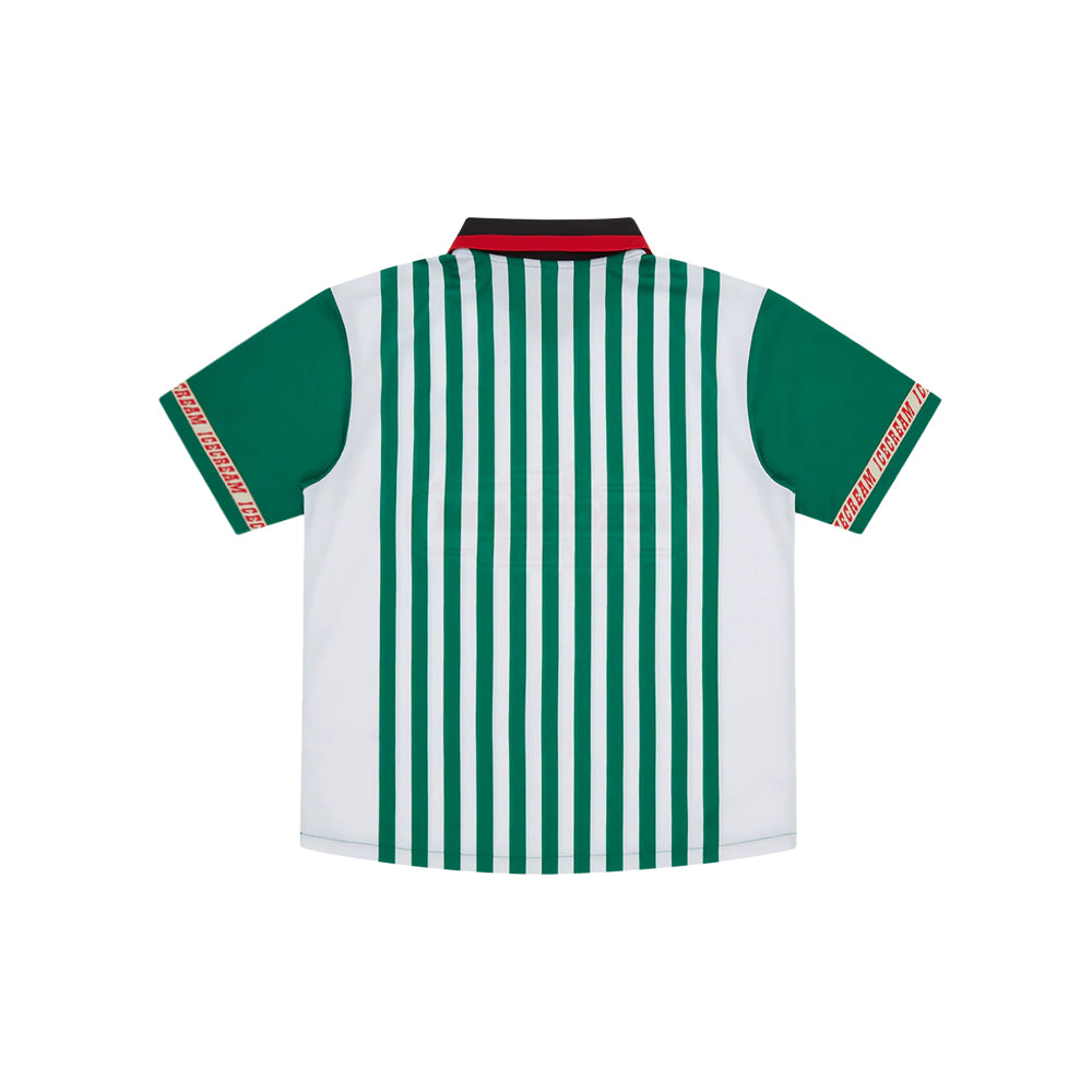 Striped Football Shirt - Green