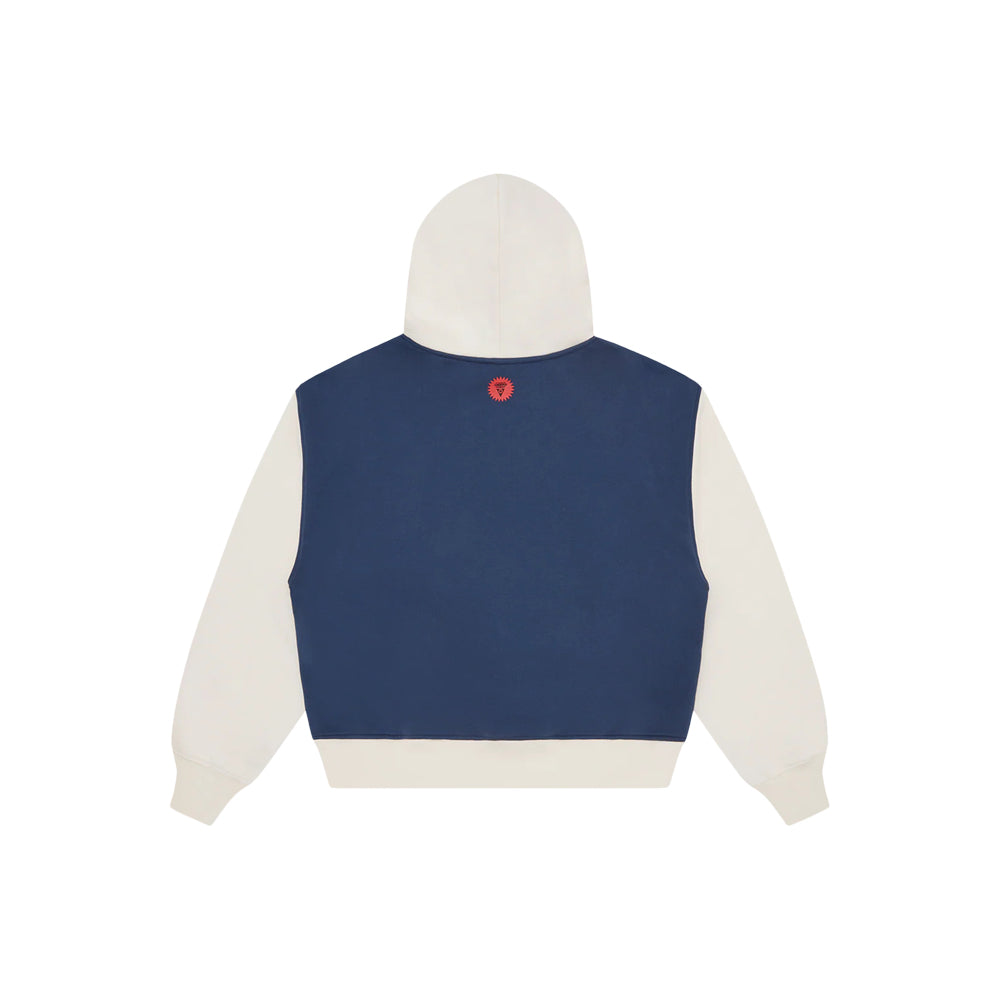 Sticker Popover Hood - Navy/Ecru