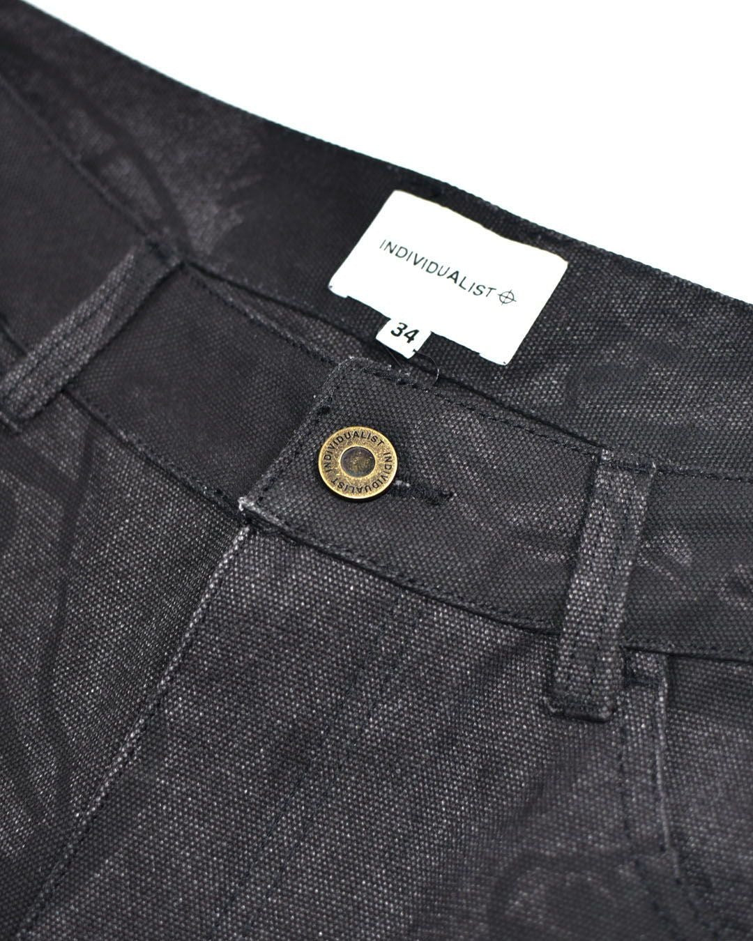 Kintaro Print Carpenter Pant (Black)