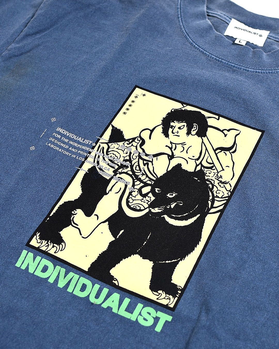 Kintaro Box SS Tee (Aqua)