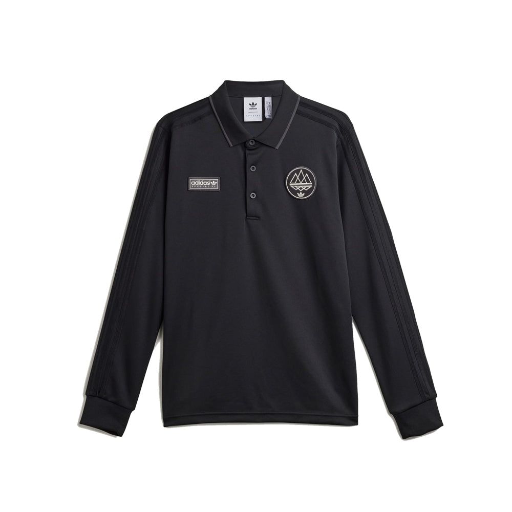 SPEZIAL FC Long Sleeve Polo (Utility Black)