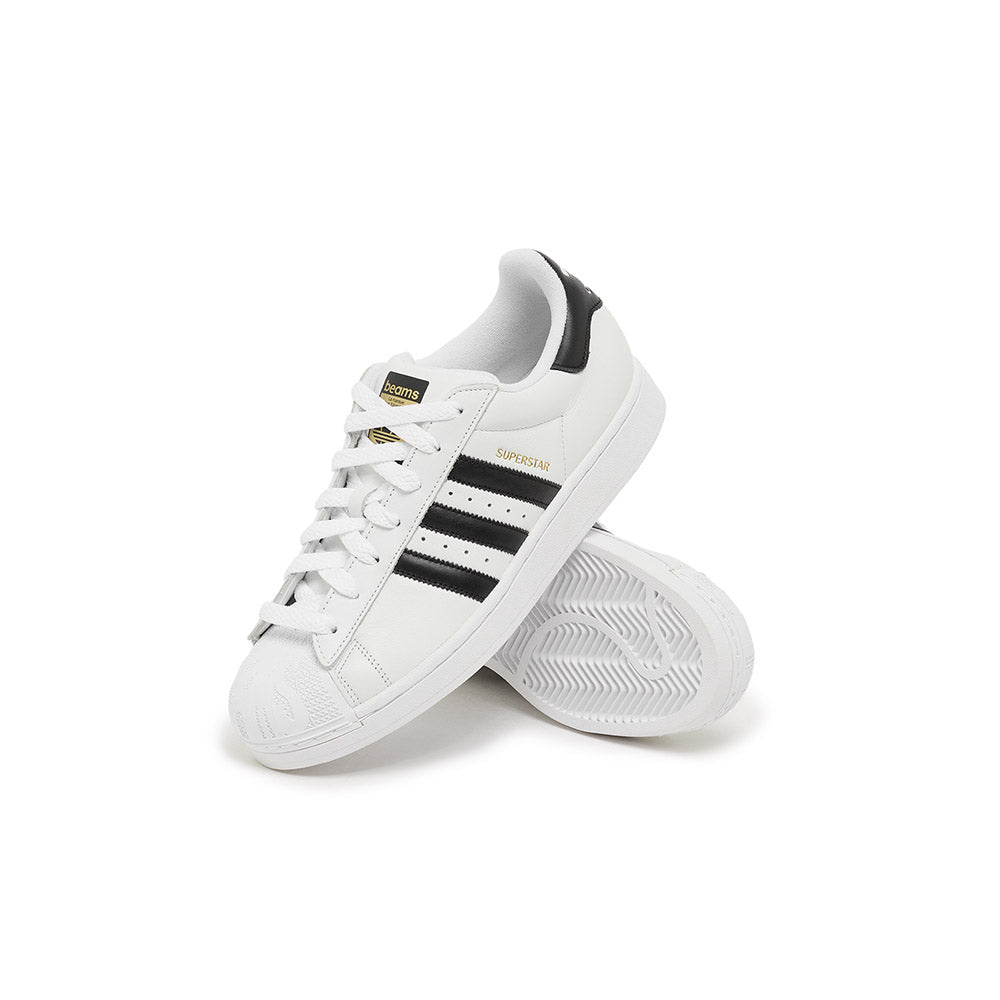 Beams x Adidas Superstar - Cloud White/Core Black/Gold Metallic