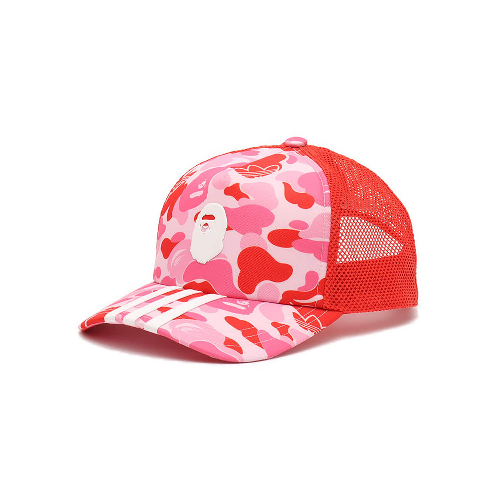 BAPE x adidas Trucker Cap Bap - Clear Pink