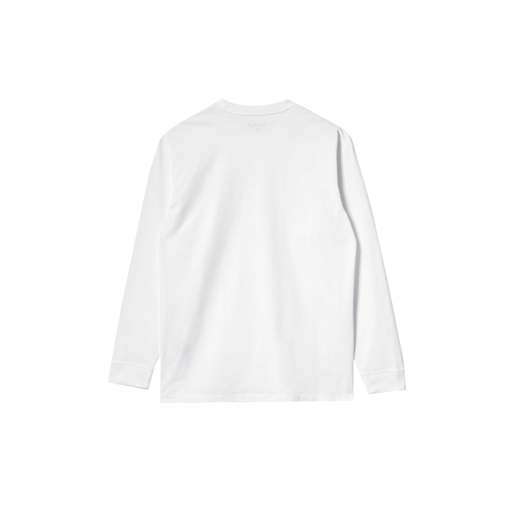 L/S Chase T-Shirt - White/Gold