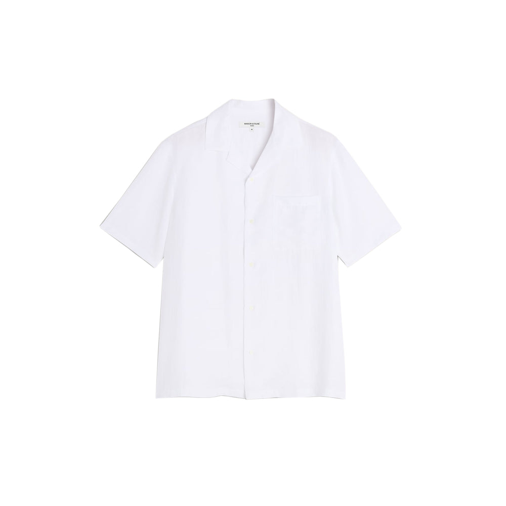 Linen Resort Shirt - White