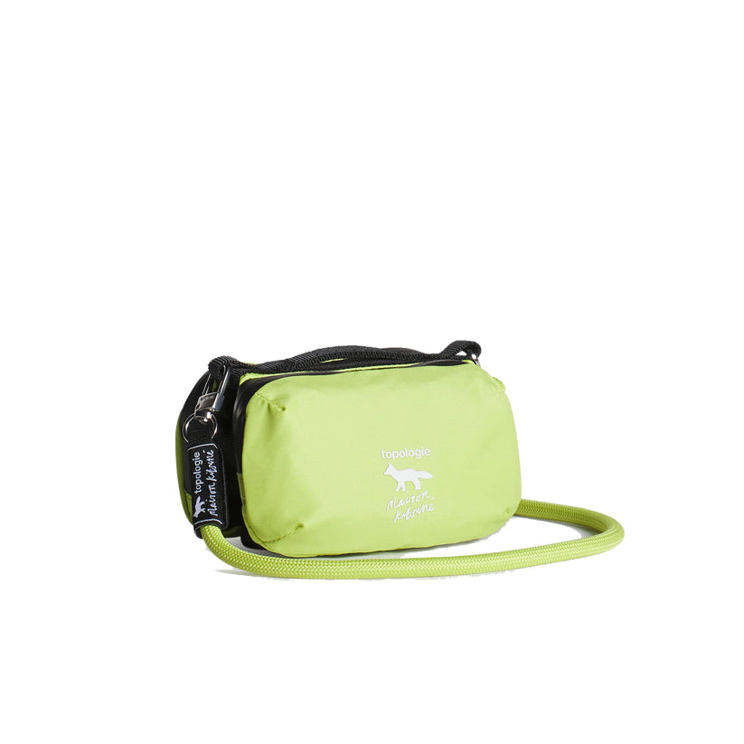 Maison Kitsune x Topologie Mini Bottle Bag (Citron Vert)