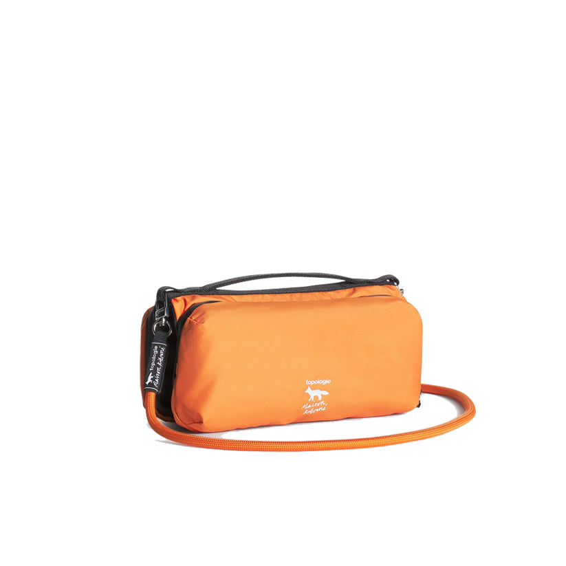 Maison Kitsune x Topologie Bottle Bag (Marigold Red)