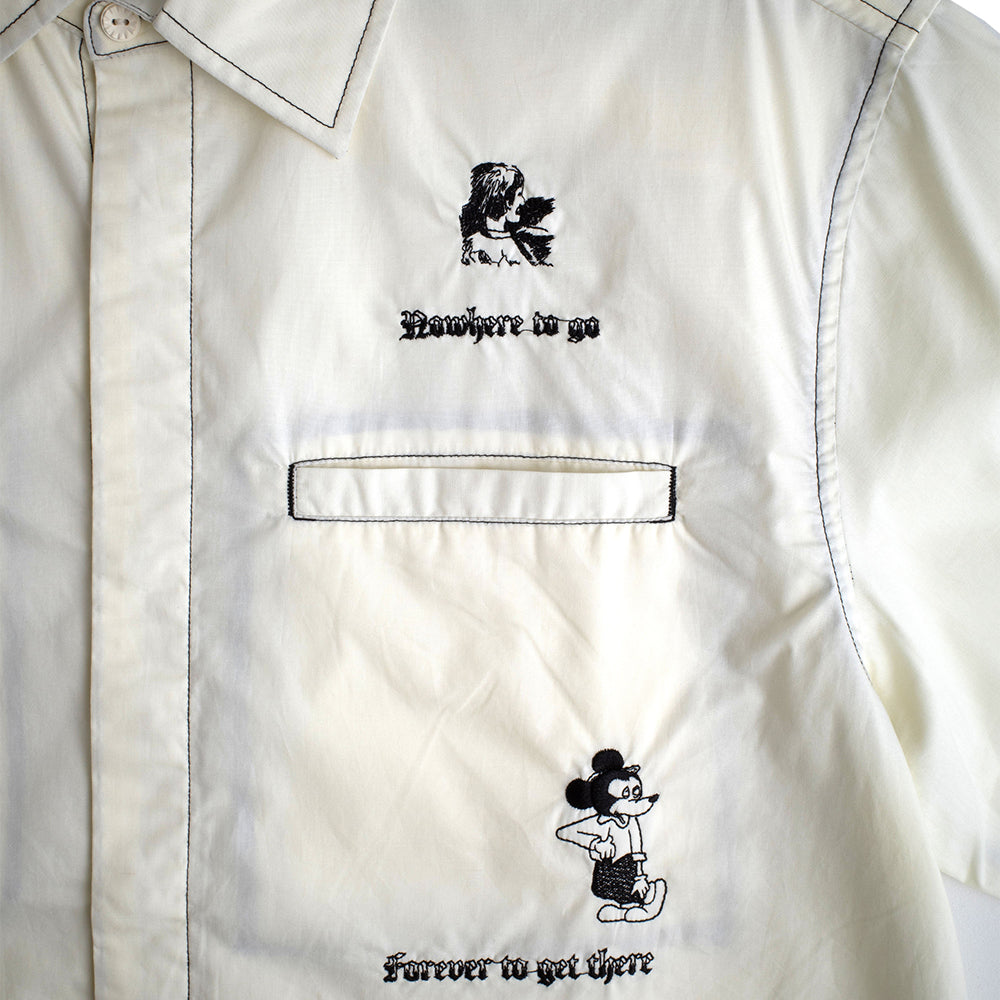 No Where Button Up - Birch