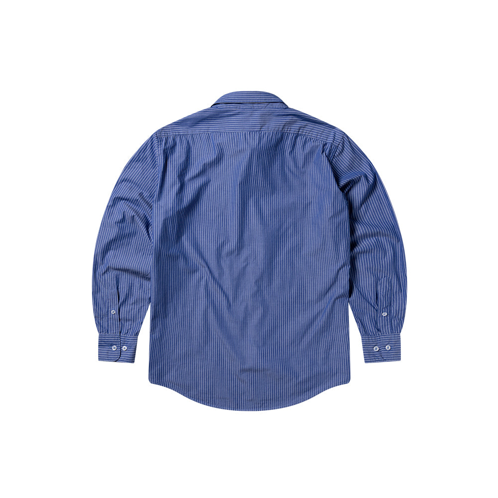 No Problemo LS Poplin Shirt - Navy