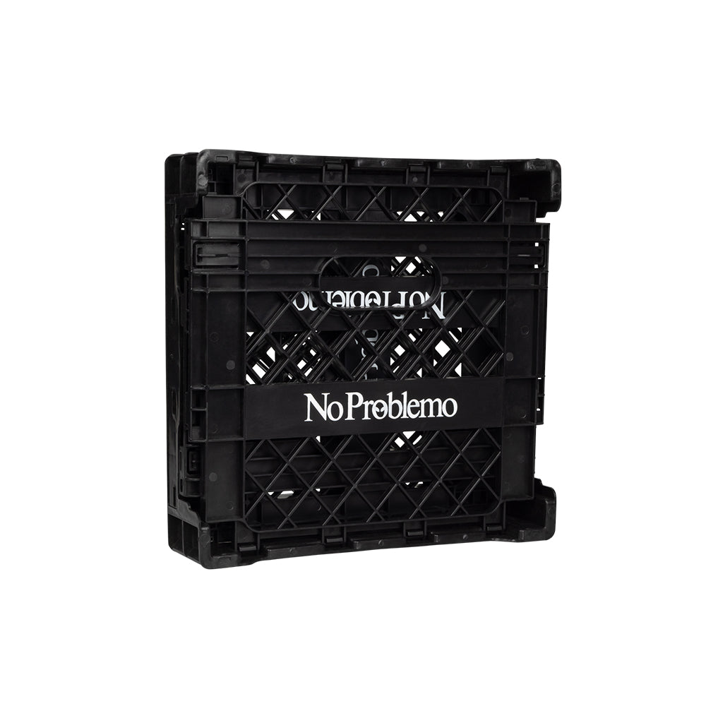 No Problemo Vinyl Crate - Black