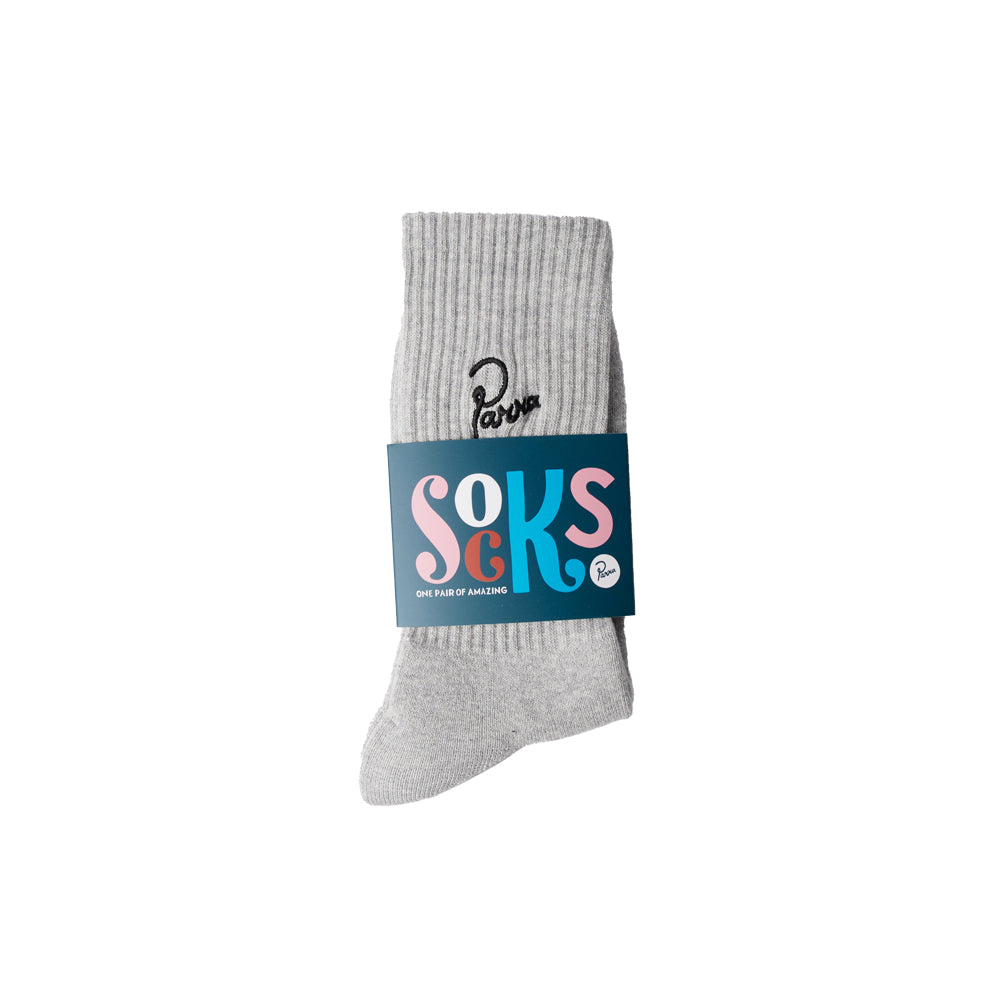 Signature Crew Socks (Grey)