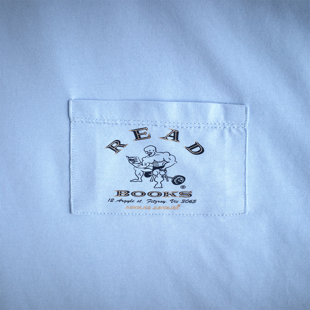 Read More Books Ringer Tee - Blue