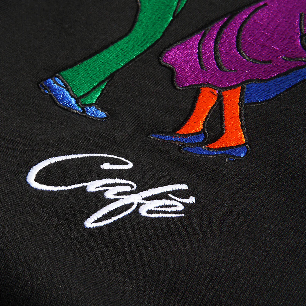 Swing Embroidered Crew (Black)